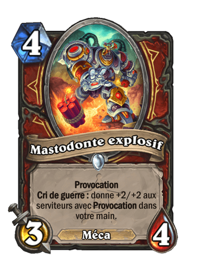 Mastodonte explosif