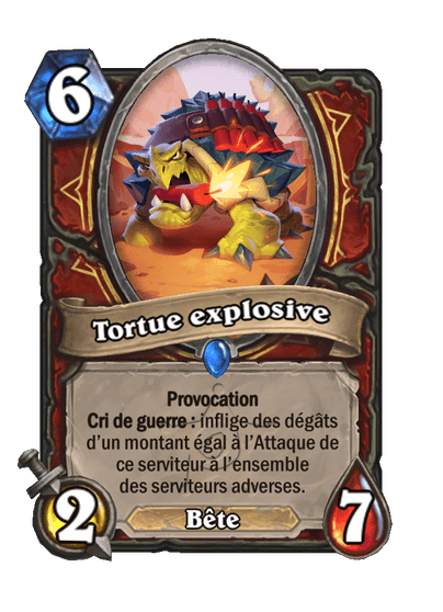 Tortue explosive