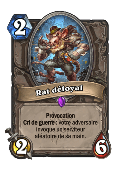 Rat déloyal (Fondamental)