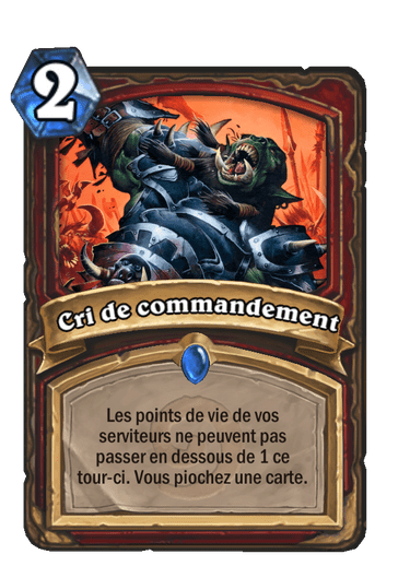 Cri de commandement (Héritage)