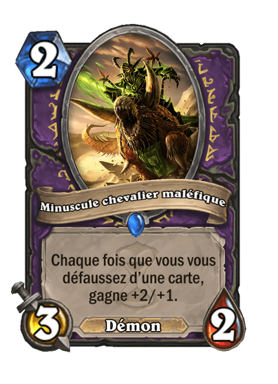 Minuscule chevalier maléfique