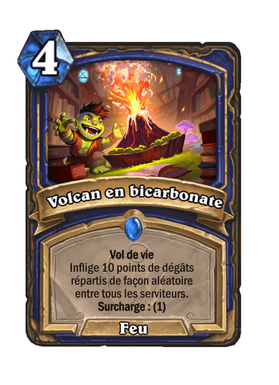 Volcan en bicarbonate