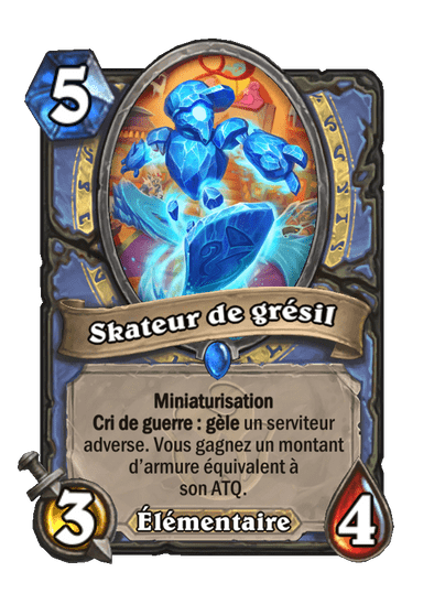 Skateur de grésil