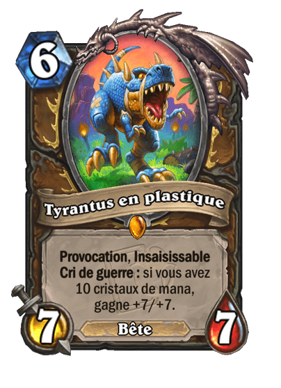 Tyrantus en plastique