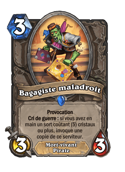 Bagagiste maladroit