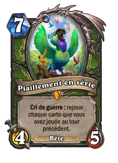 Piaillement en série