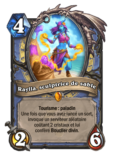 Raylla, sculptrice de sable