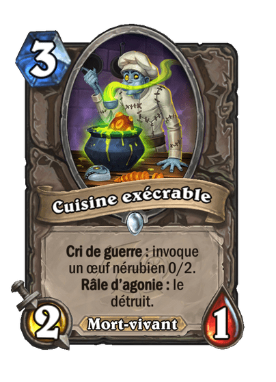 Cuisine exécrable