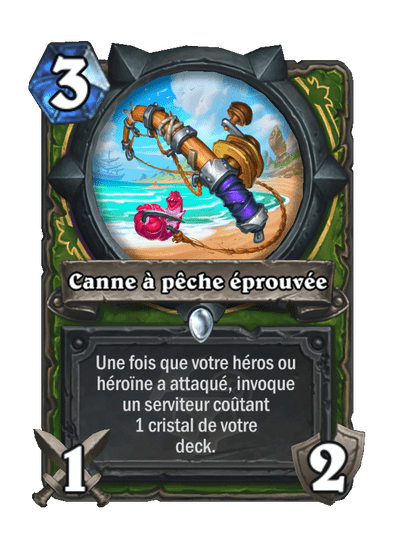 Canne à pêche éprouvée