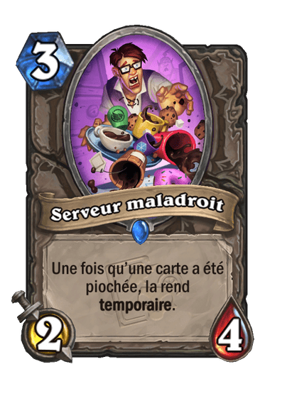 Serveur maladroit