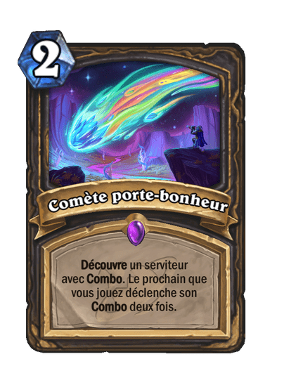 Comète porte-bonheur