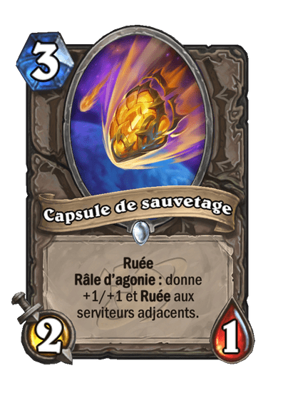 Capsule de sauvetage