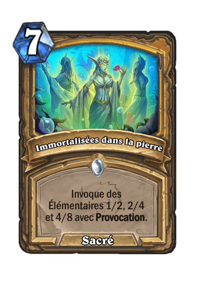 Immortalisées dans la pierre (Fondamental)