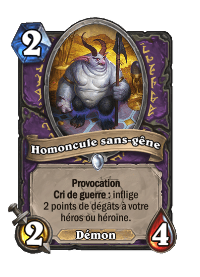 Homoncule sans-gêne (Fondamental)