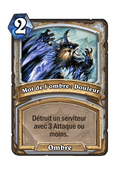 Mot de l’ombre : Douleur (Héritage)