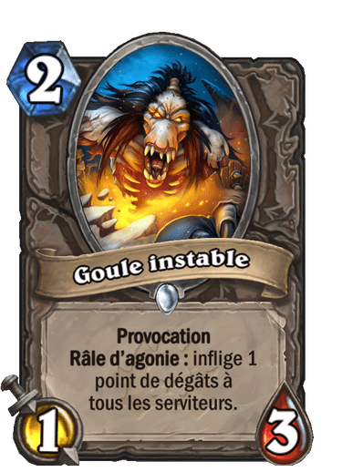 Goule instable