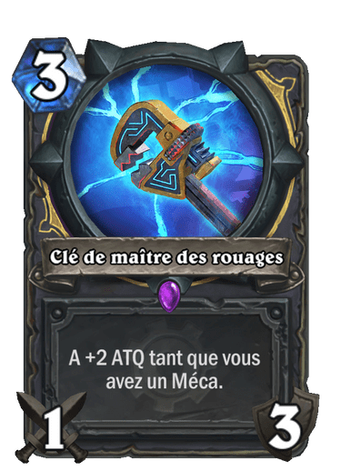 Clé de maître des rouages