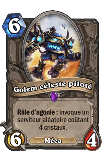 Golem céleste piloté