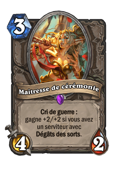 Maîtresse de cérémonie