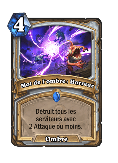 Mot de l’ombre : Horreur