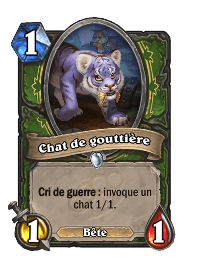 Chat de gouttière