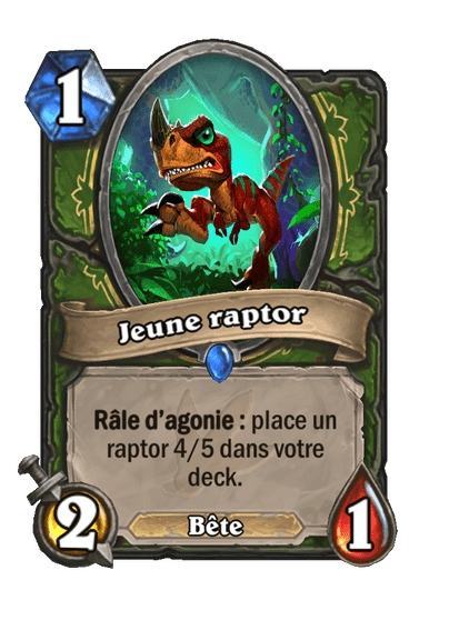 Jeune raptor