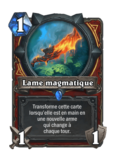 Lame magmatique