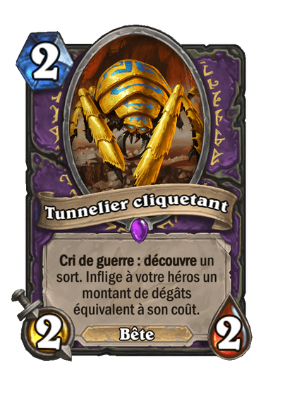 Tunnelier cliquetant