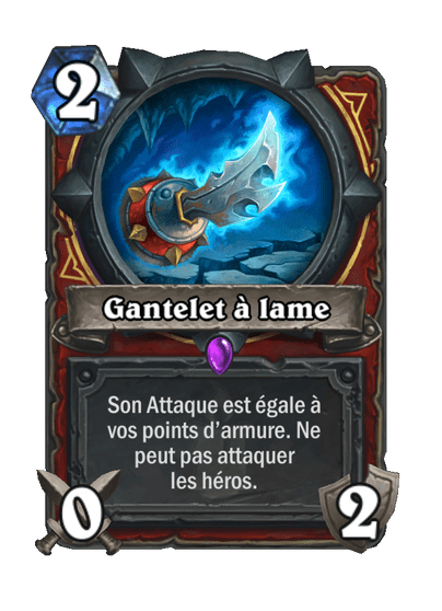 Gantelet à lame