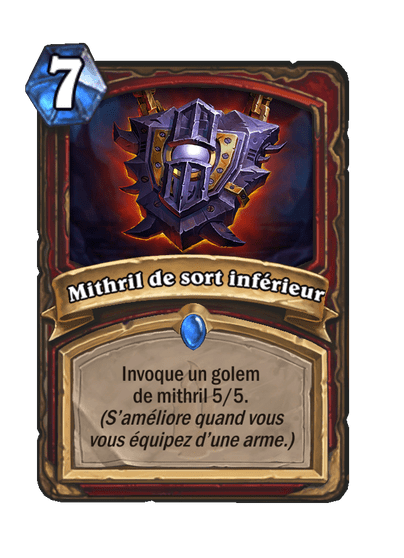 Mithril de sort inférieur