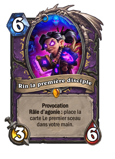 Rin la première disciple