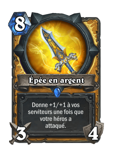 Épée en argent