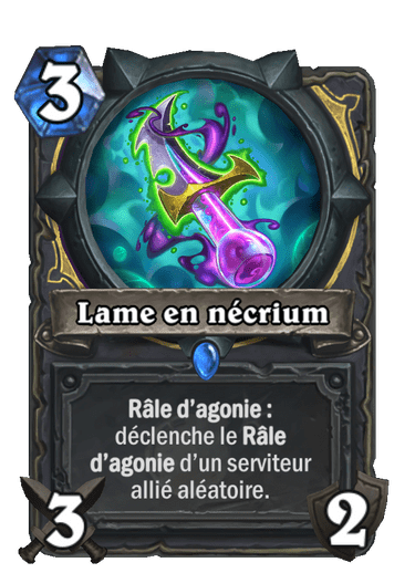 Lame en nécrium