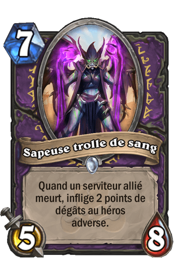 Sapeuse trolle de sang