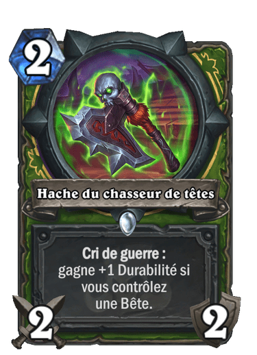 Hache du chasseur de têtes