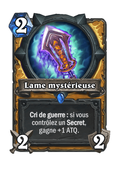 Lame mystérieuse