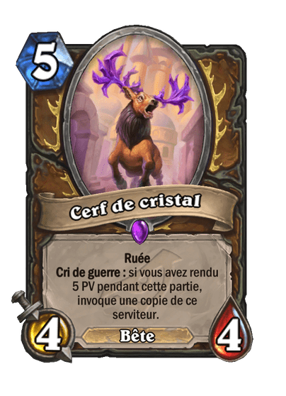 Cerf de cristal