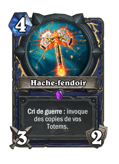 Hache-fendoir