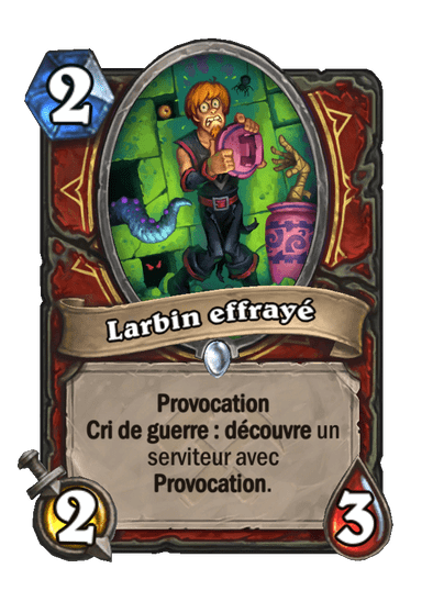 Larbin effrayé