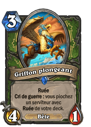 Griffon plongeant