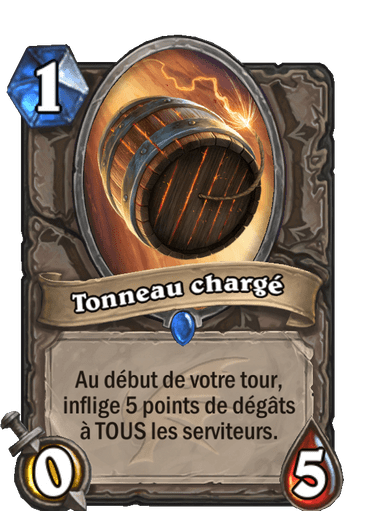 Tonneau chargé