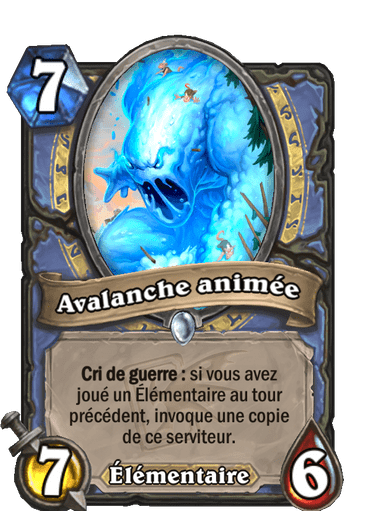 Avalanche animée