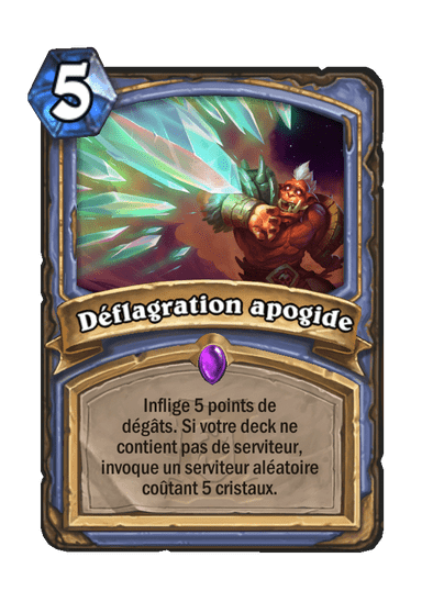 Déflagration apogide