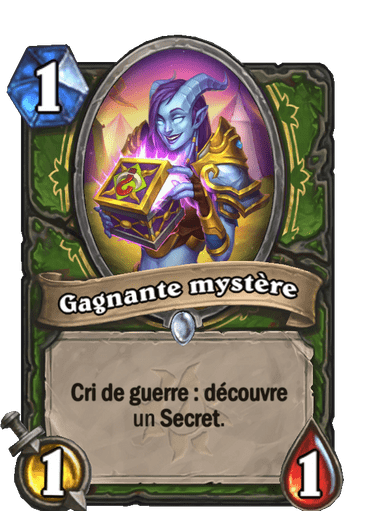 Gagnante mystère