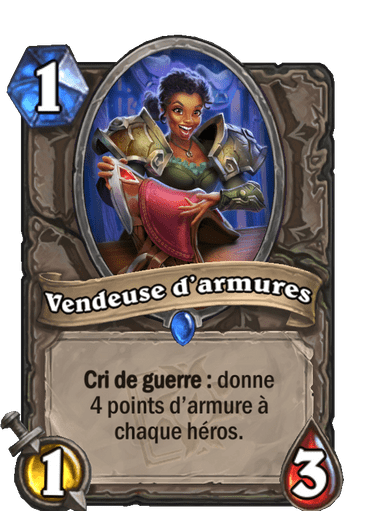 Vendeuse d’armures