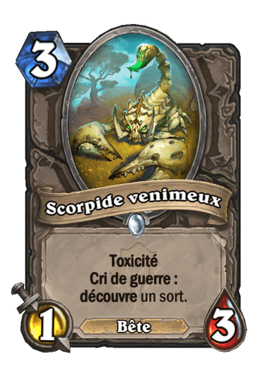 Scorpide venimeux