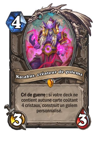 Kazakus, créateur de golems