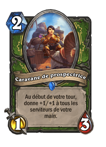 Caravane de prospectrice