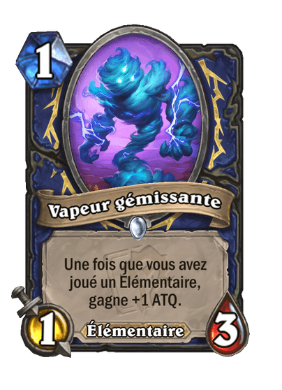 Vapeur gémissante