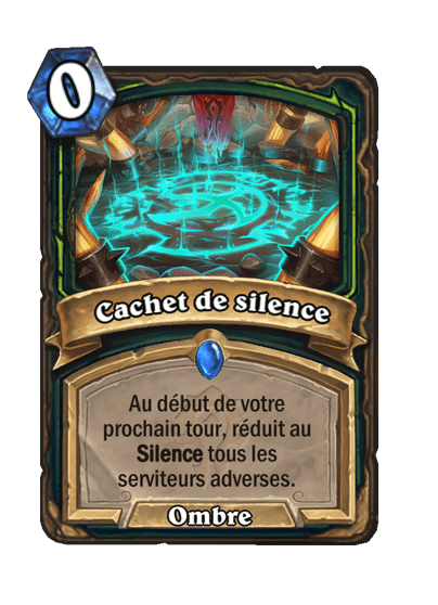 Cachet de silence